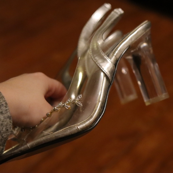 Vintage lucite heels - Picture 5 of 7